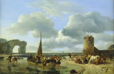 Scène côtière